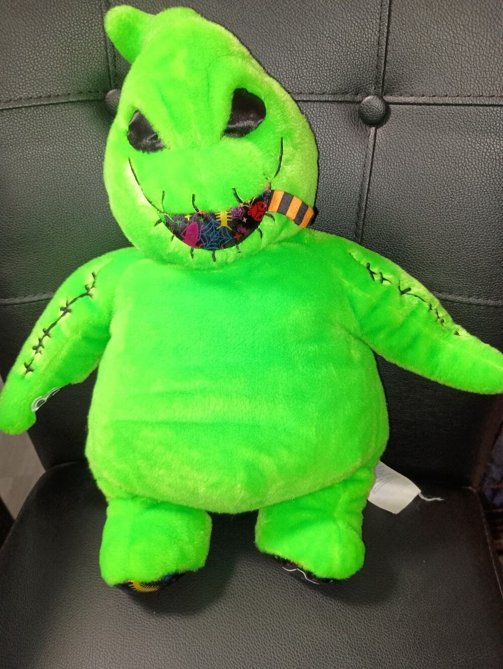 Build A Bear Disney Oogie Boogie Neon Green Nightmare Before Christmas Plush Toy